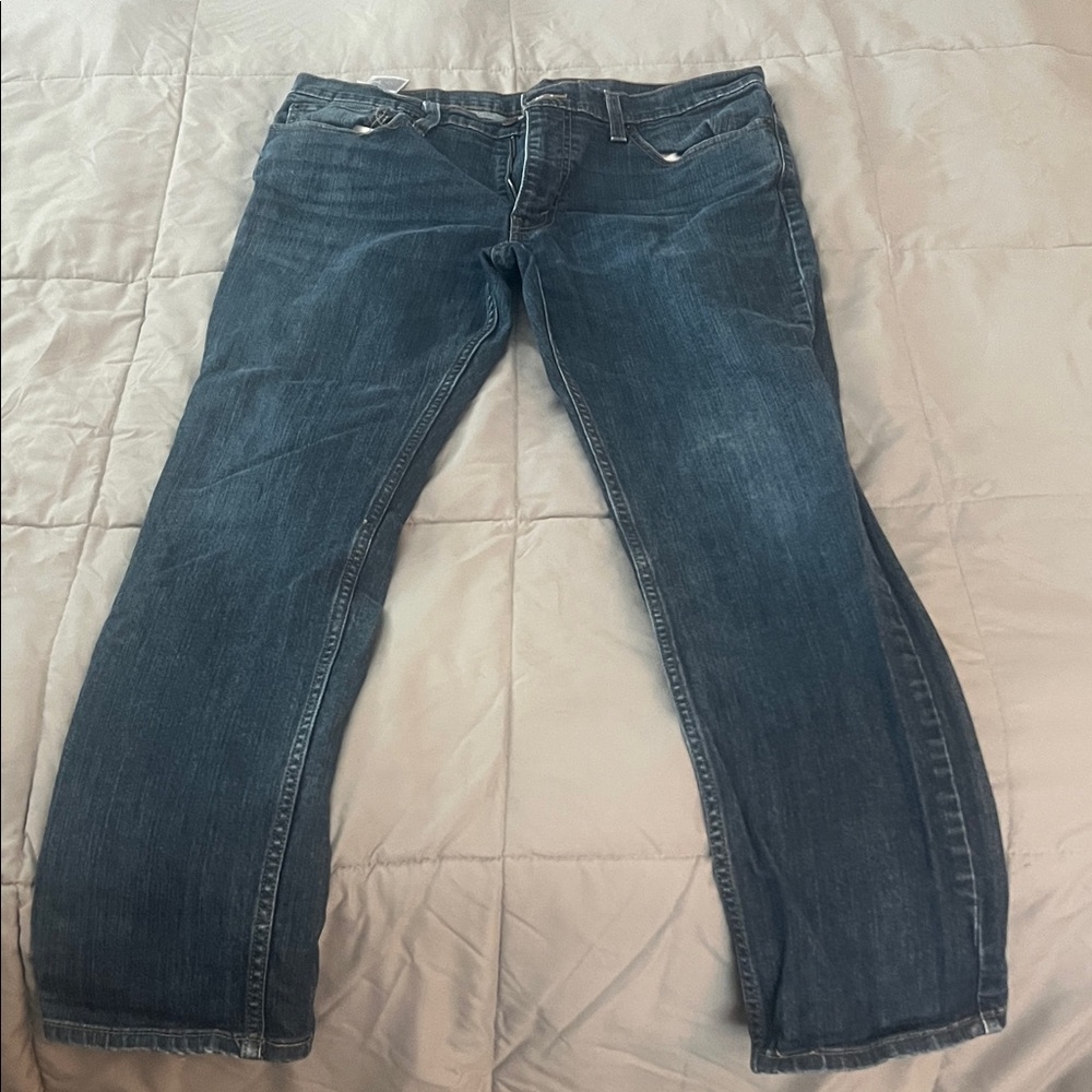 Levi's Dark Blue Straight Leg Jeans